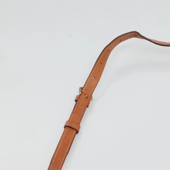 CELINE Macadam Canvas Shoulder Bag PVC Leather Brown Gold Auth - Picture 6 of 16